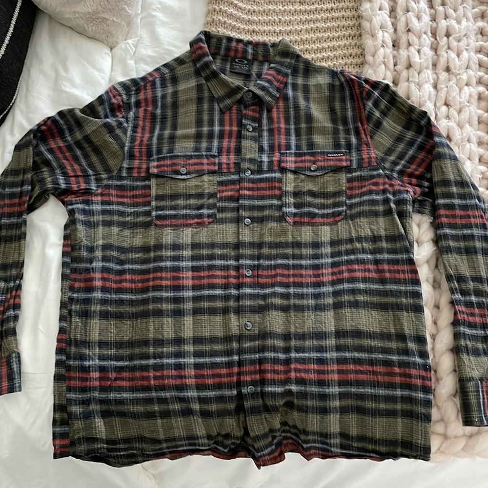 Oakley button up shirt